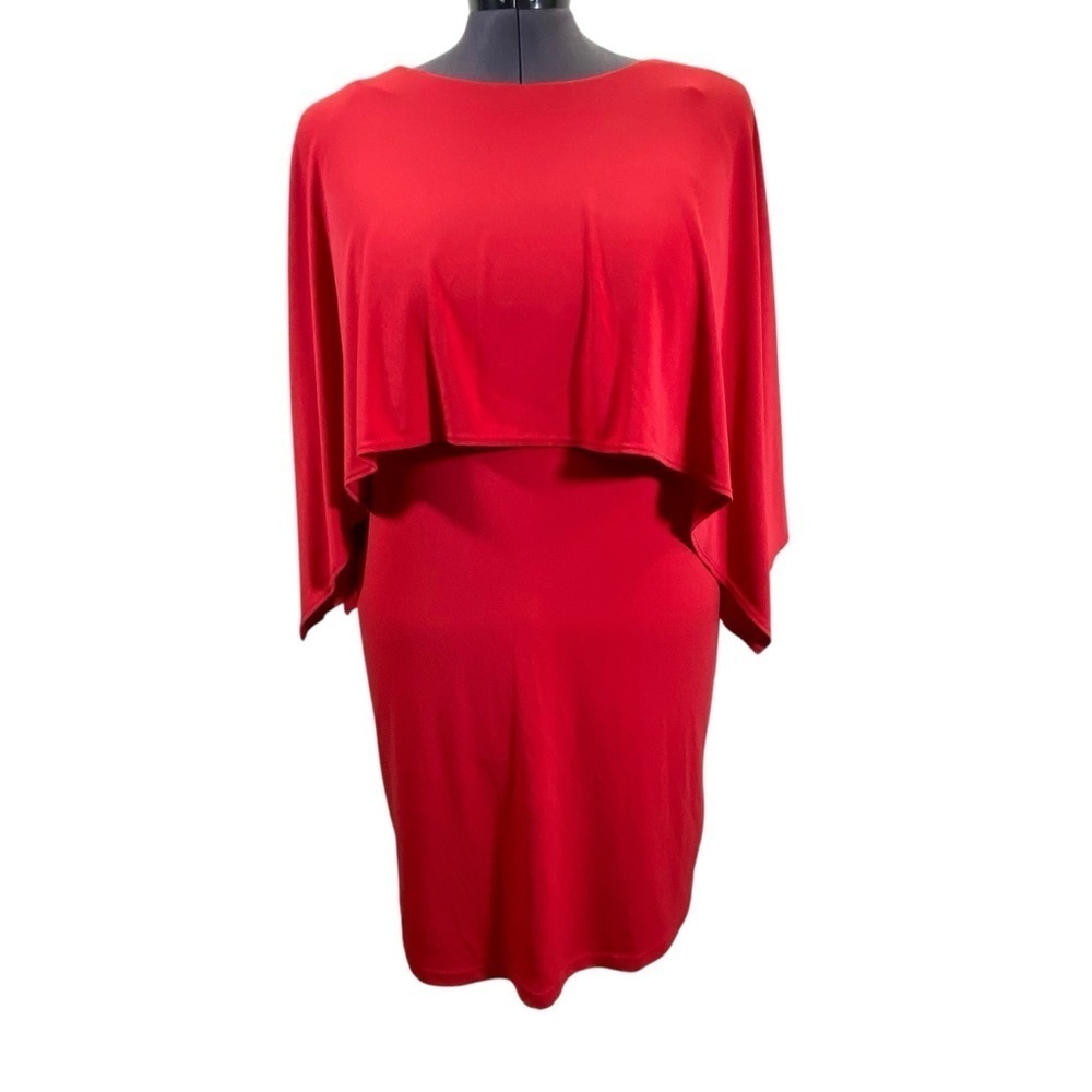 CHICO'S Size 2 (USA 12) Convertible Dress Renaissance Red
